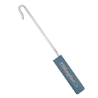 Straight handle dehooker for controlled fish release