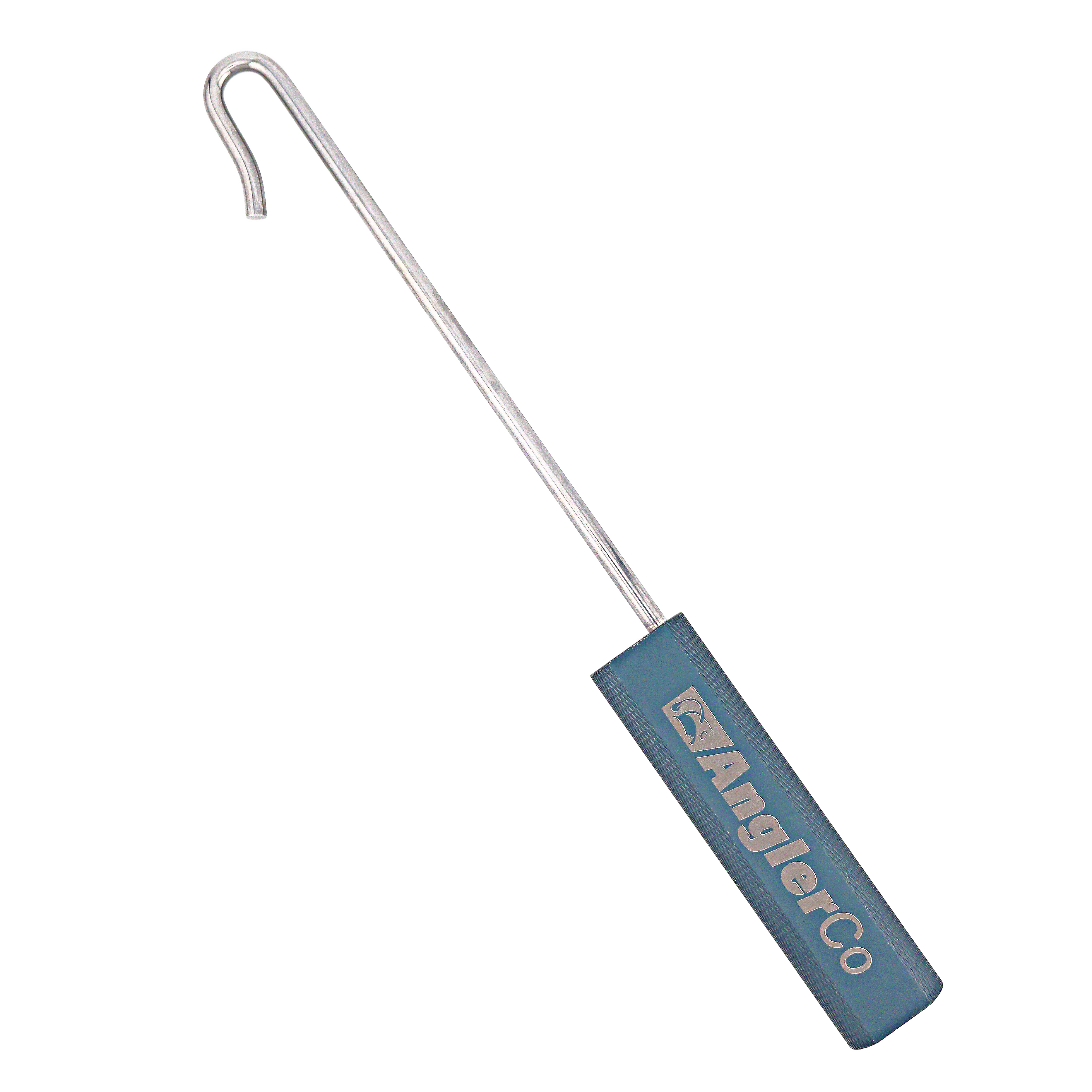 Straight handle dehooker for controlled fish release