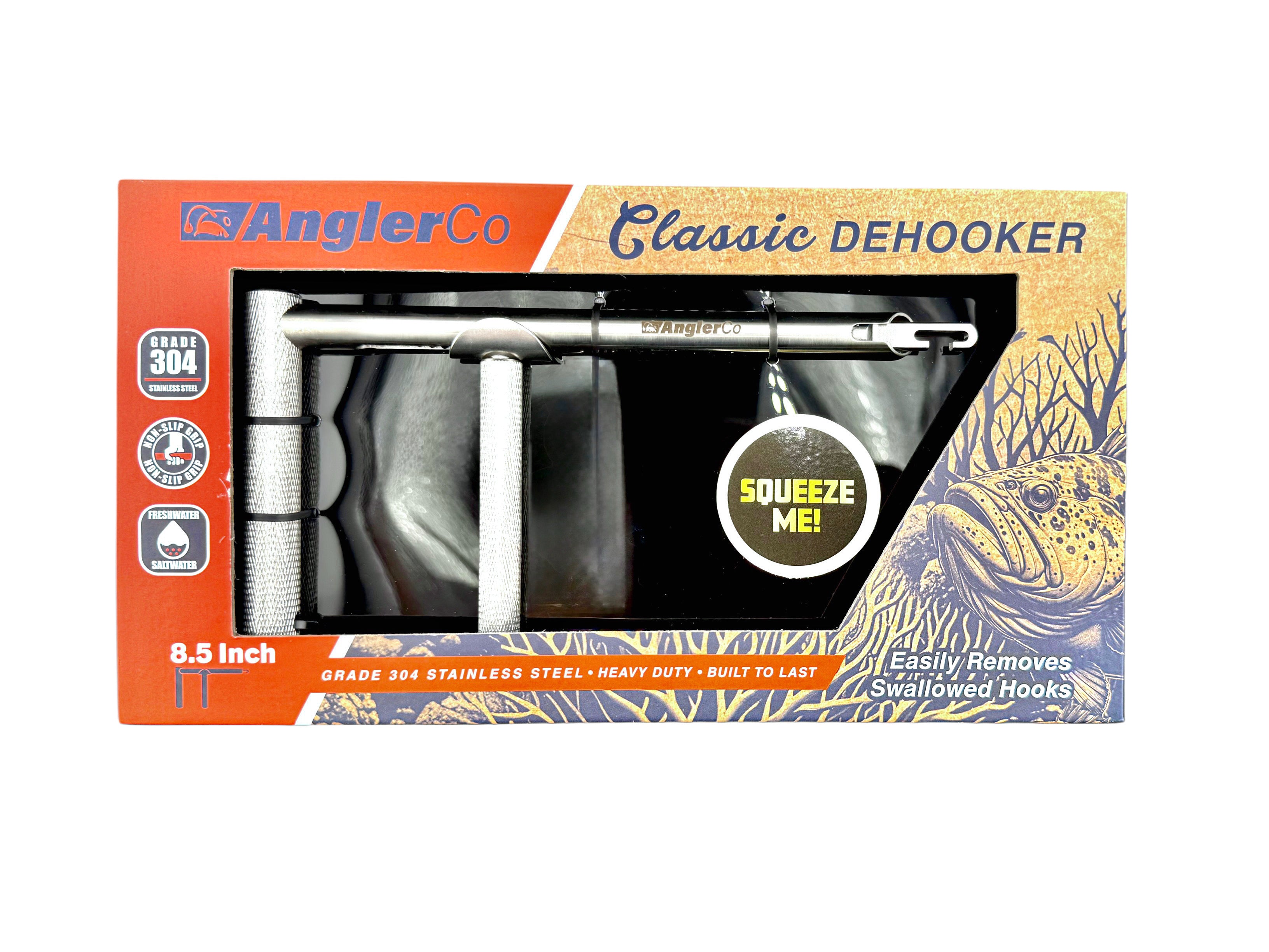 Saltwater Fishing Tool Heavy Duty Saltwater Fish Hook Remover Tool -  Aluminum & Stainless Steel Construction Saltwater Hook Remover